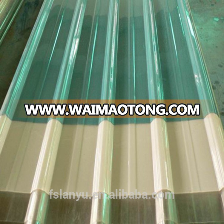 clear opal fluted large corrugated plastic roofing sheet